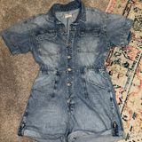 Free People Denim Romper Photo 0