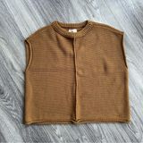 Universal Threads Universal Thread Brown Sleeveless Boxy Knit Top Photo 0