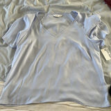 Nine West  Blue Blouse Photo 0