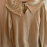 Who What Wear Cream Sweater Photo 0