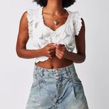 Free People Nelson Denim Harem Shorts Photo 0