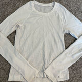 Lululemon  white long sleeve shirt  Photo 0