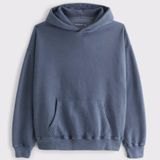 Abercrombie & Fitch Heathered Navy Sweatshirt Photo 0