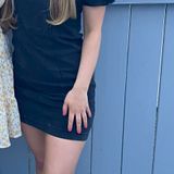 Madden Girl Black Denim Dress Photo 0