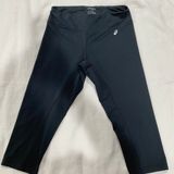 ASICS Cropped Leggings Black Size L Photo 0