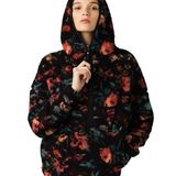 prAna Polar Escape 1/2 Zip Hooded Sherpa Pullover L Photo 0