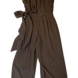 J.Crew  Black Flutter Sleeve Wide Leg Jumpsuit Pantsuit Size 00 Photo 0