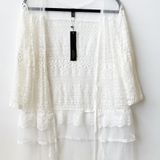 Zanzea | Boho Lace Kimono New W/ Tags Photo 0