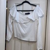 MINKPINK off the shoulder while blouse Photo 0