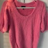 Lucy Paris Hot pink short sleeved sweater Photo 0