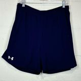 Under Armour  Sporty Navy Blue Athletic Casual Basketball Shorts Size Large Photo 0