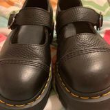 Dr. Martens Addina Flower Buckle Platforms Photo 0