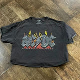 AC/DC  Cropped casual t shirt Photo 0