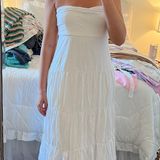Soma  White Strapless Sundress Photo 0