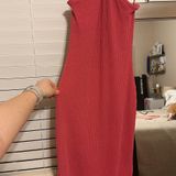 Old Navy Ribbed Halter Midi Dress Photo 0