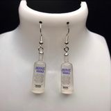 Handmade Absolute Vodka Bottle Earrings Photo 0