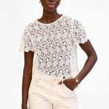 Sandro  Lace Blouse  Chic crochet  Photo 0