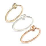 Kendra Scott  Presleigh Trio Knot Ring Set in Gold, Silver, and Rose Gold Photo 0