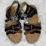 Arizona Jeans New Bohimian black colorful sandals Photo 0