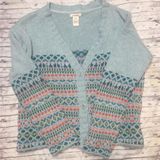 Sundance  Blue Cardi Sweater Wool Medium Photo 0