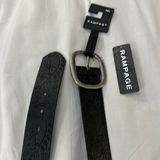 Rampage Brand New  Black Leather Belt Size M/L Photo 0