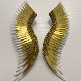 Mignonne Gavigan Earrings Gold And White Photo 0