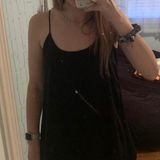 Lucy Love Black Mini Slip Dress Photo 0