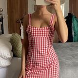 ZARA  Gingham Dress Mini Photo 0