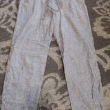J.Crew linen and cotton elastic band striped pants Photo 0
