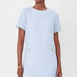 Ann Taylor  Light Blue Tweed Dress Photo 0