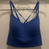 Aerie OFFLINE By Real Me Hold Up Sports Bra XL Most Support Blue Strappy Lined Photo 0