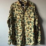 Carhartt flannel duck camo long sleeve button down shirt Photo 0