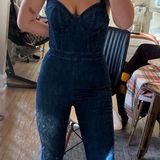 Denim Blvd Denim Jean Jumpsuit Photo 0
