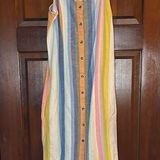 Billabong   striped button down sundress Photo 0