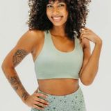 Senita Athletics Sage Strappy Bra Size Medium Photo 0