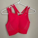 Gymshark  Pink Ultra Seamless Asymmetrical Sports Bra Photo 0