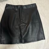 EXPRESS Faux Leather Skirt Photo 0
