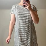 Madewell : Stripped Linen Tee Shirt dress Photo 0