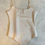 Abercrombie & Fitch Cream Bodysuit Photo 0