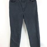 Jones Sport Womens Vintage 90s Mom Jeans High Waist Tapered Leg Black 12 Photo 0