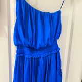DO+BE One Shoulder Blue Dress Photo 0