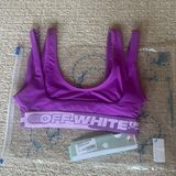 Off-White Logo Band Double Layer Bra Photo 0