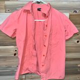 Style & Co Orange Button Up Shirt Photo 0