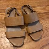 Madewell Elena Sling Back Leather Sandal Size 8 Photo 0