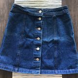 Sans Souci Denim Skirt Photo 0