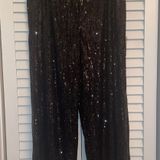 EXPRESS High Waist Sequin Crop Pants Photo 0