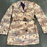 Coldwater Creek Rainflower Trench Coat Size XS 4-6 Photo 0