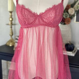 Victoria's Secret Victoria’s Secret Pink Babydoll Lingerie Bra, Size Medium Women’s Photo 0