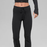 Alo Yoga Alo Black Sway Bootcut Sweatpants  Photo 0