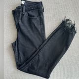 Abercrombie & Fitch Black Ankle Cropped Curve Love Jeans Photo 0
